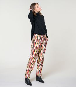 LENY FLAMA ROUGE PANTALON en Viscose - - Storiatipic LENY FLAMA ROUGE PANTALON en Viscose - - Storiatipic