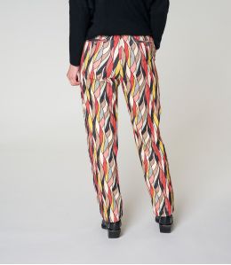 LENY FLAMA ROUGE PANTALON en Viscose - - Storiatipic LENY FLAMA ROUGE PANTALON en Viscose - - Storiatipic