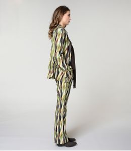 LOU FLAMA VERT VESTE en Viscose - - Storiatipic LOU FLAMA VERT VESTE en Viscose - - Storiatipic