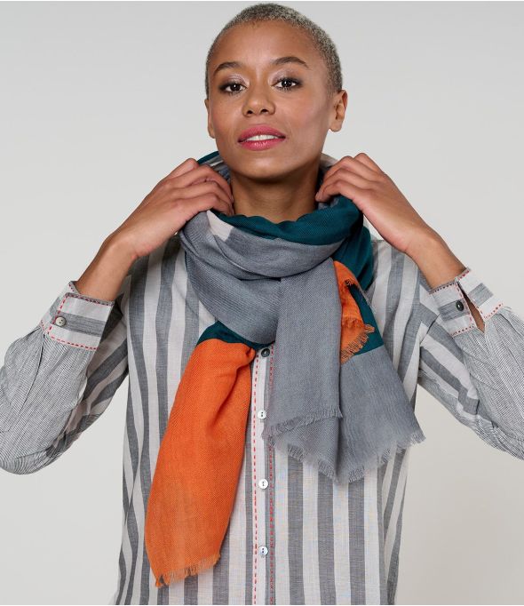 URIEL Sciarpa in Lana, Cashmere - - Storiatipic