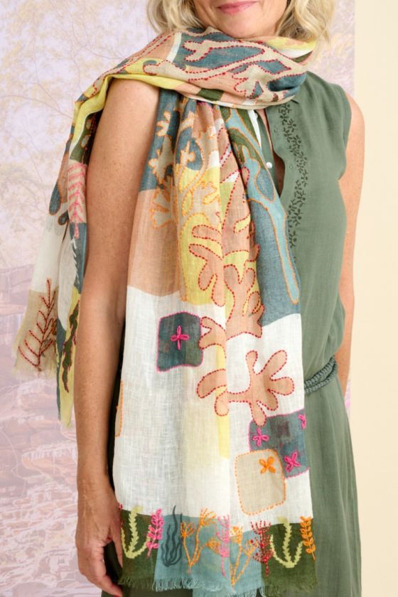 ALIZE Sciarpa in lino - - Storiatipic