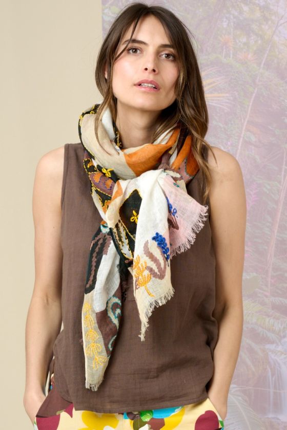 ALIZE Sciarpa in lino - - Storiatipic
