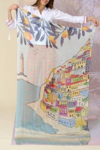 ELVIRE Bufanda Modal, Seda - - Storiatipic ELVIRE Bufanda Modal, Seda - - Storiatipic