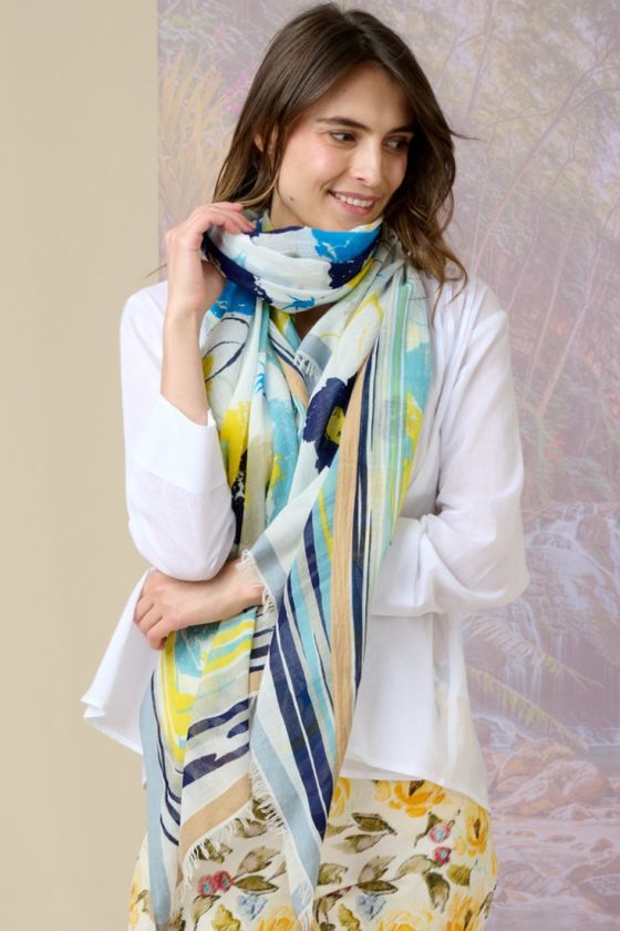 GIA Cotton Scarf - - Storiatipic