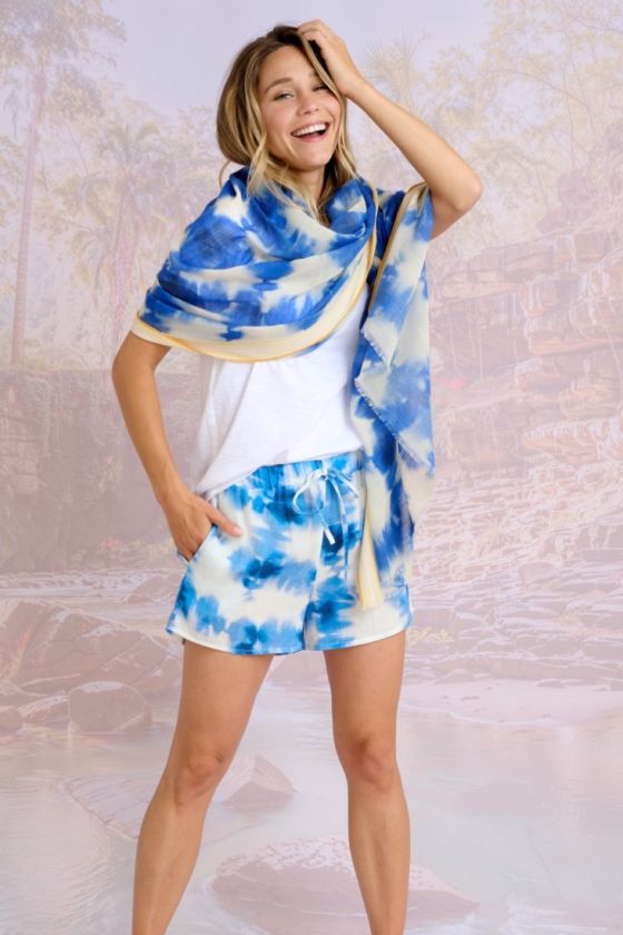 IRMA Wool, Cotton Scarf - - Storiatipic