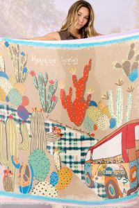 PETULA Grand carré en Coton, Modal - - Storiatipic PETULA Grand carré en Coton, Modal - - Storiatipic