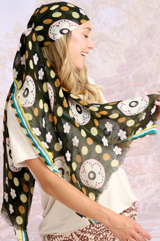 CELESTE Wool Scarf - - Storiatipic
