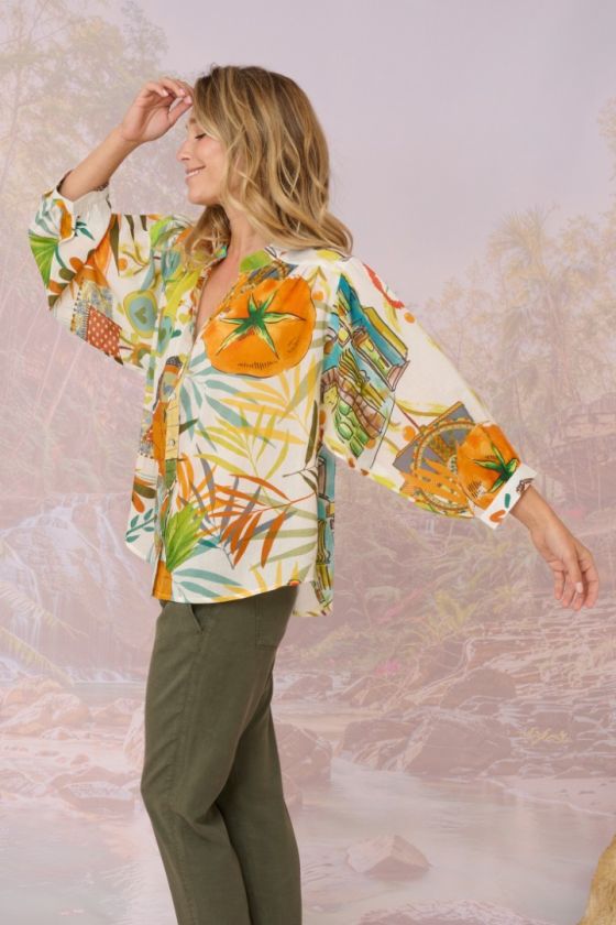 COCO EDWIGE Blouses & Chemises en Coton - - Storiatipic
