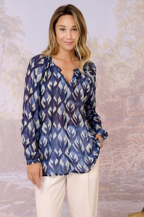Blouses & Chemises IRIS IKAT en Modal