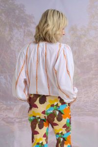 LUCIE ORANGINA Blusas y camisas de algodón - - Storiatipic LUCIE ORANGINA Blusas y camisas de algodón - - Storiatipic