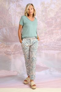 ROMANE GALET Pantalones y shorts de algodón, lycra - - Storiatipic ROMANE GALET Pantalones y shorts de algodón, lycra - - Storiatipic