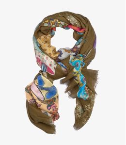 APRIL Modal scarf, Women's Silk 100x200 cm Storiatipic - 5