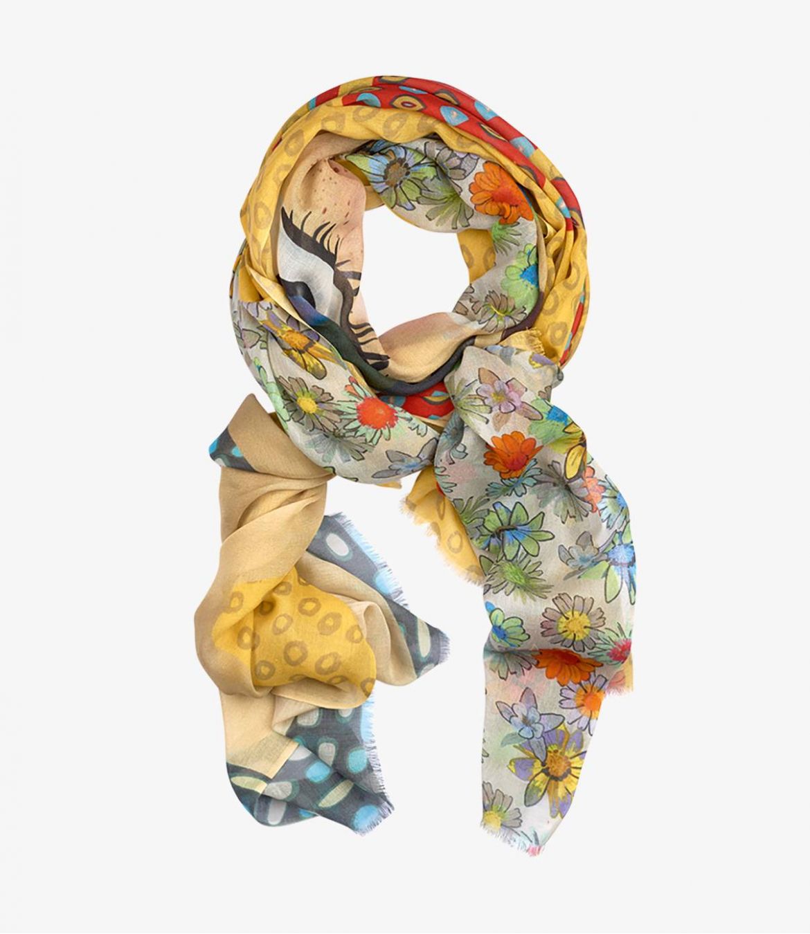 JODIE Cotton scarf, Women's Modal 100x200 cm Storiatipic - 1