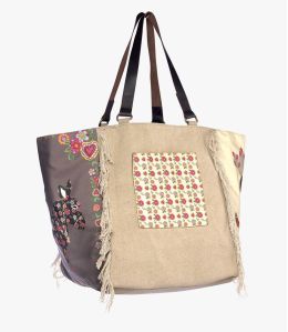 TOTE PENNY Polyester Bag, Cotton, Women's Leather 30 x 30 x 35 cm Storiatipic - 1