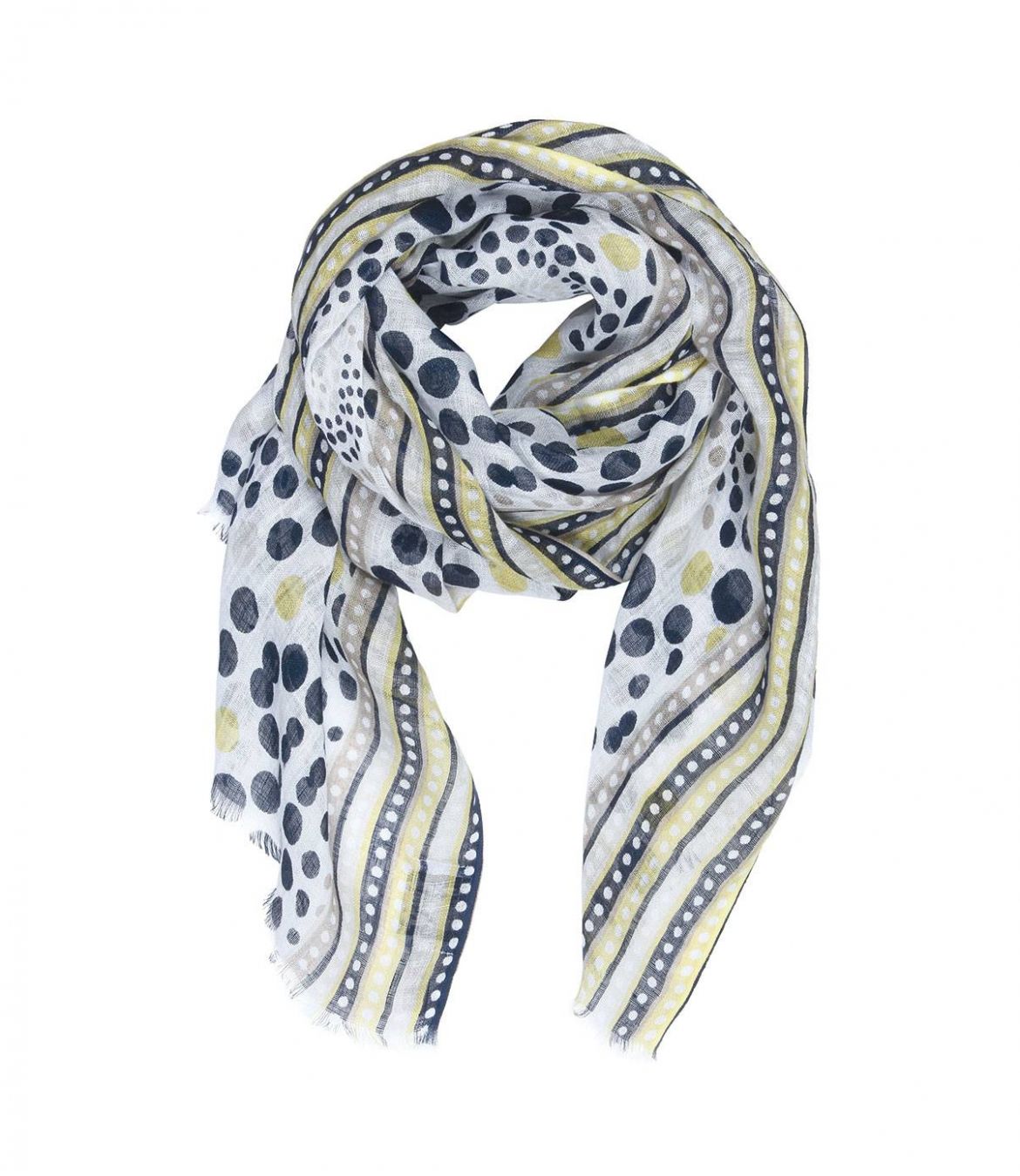 BULLE Lin scarf for men 80x190 cm Storiatipic - 1