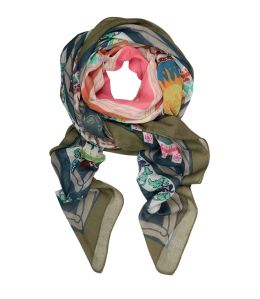 CANI Cotton scarf, Women's Modal 140 x 140 cm Storiatipic - 3
