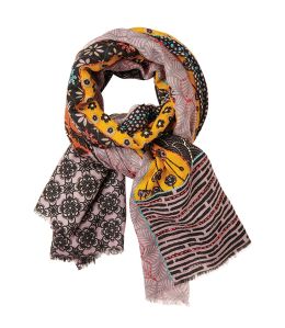 METRIC Wool scarves, Cotton for Women 80x190 cm Storiatipic - 3