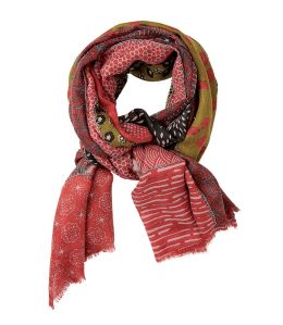 METRIC Wool scarves, Cotton for Women 80x190 cm Storiatipic - 4