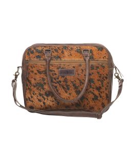 LUDIC CUIR Women's Leather Bag 40x32 cm Storiatipic - 2
