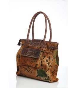 UTOPIC CUIR Women's Leather Bag 40x35 cm Storiatipic - 2