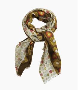 COQUETTE Wool scarf, Cotton for Women 80x200 cm Storiatipic - 2