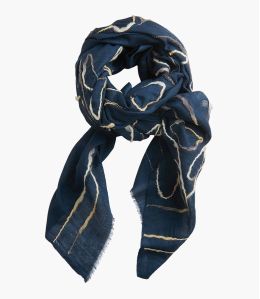 FELINE Wool scarf, Acrylic for Women 100x200 cm Storiatipic - 3
