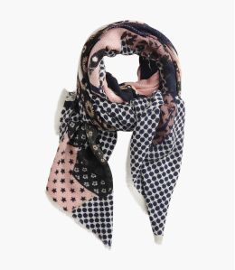 REBELLE Wool scarf, Women's Silk 75x190 cm Storiatipic - 2