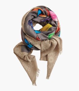 TENDRE Modal scarf, wool, Cotton for women 100x180 cm Storiatipic - 2