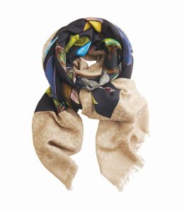 TENDRE Modal scarf, wool, Cotton for women 100x180 cm Storiatipic - 3