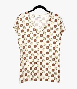 EVI CAFE T-shirt en Coton, Modal pour Femme Storiatipic - 2