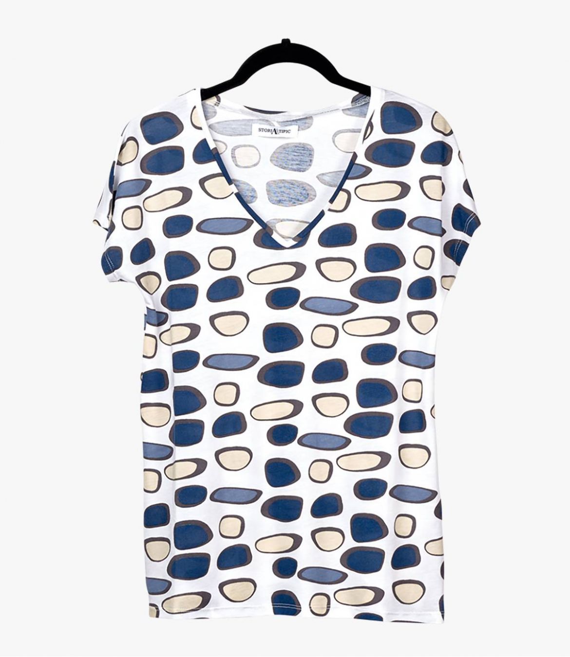 EVI GALET T-shirt en Coton, Modal pour Femme Storiatipic - 1