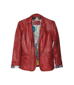 POMELO Women's Leather Jacket Storiatipic - 4