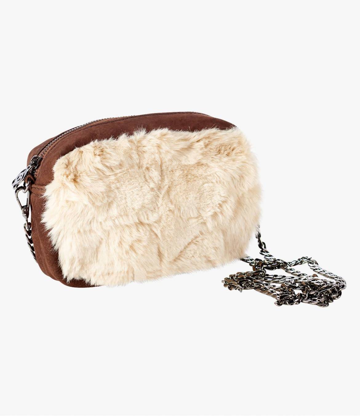 AFI SUEDE Suede Bag, Acrylic, Cotton for Women 22x28 cm Storiatipic - 3
