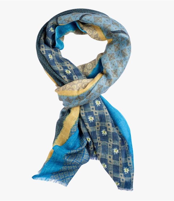 ARIS Echarpe en Laine pour Homme 80X200 cm - - Storiatipic