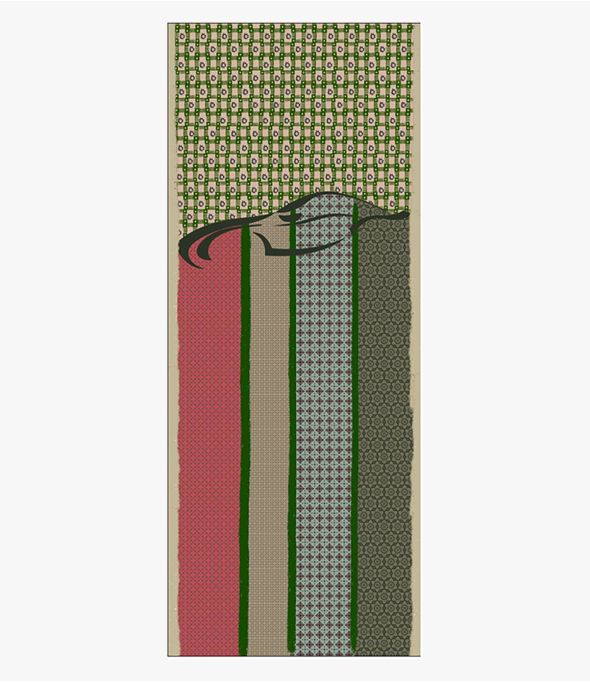ARIS Echarpe en Laine pour Homme 80X200 cm - - Storiatipic