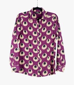 BONI DIVA Cotton Shirt, Women's Silk Storiatipic - 2