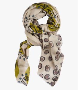 BORA Wool scarf, Women's Silk 100x200 cm Storiatipic - 1