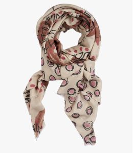 BORA Wool scarf, Women's Silk 100x200 cm Storiatipic - 5