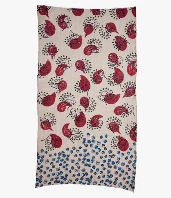 BORA Sciarpa da donna in seta e lana 100x200 cm - - Storiatipic