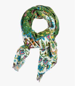 HALO Wool scarf, Women's Silk 75x190 cm Storiatipic - 9