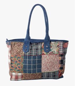 HIP IMP Cotton Bag, Women's Leather 39x29x15 cm Storiatipic - 3