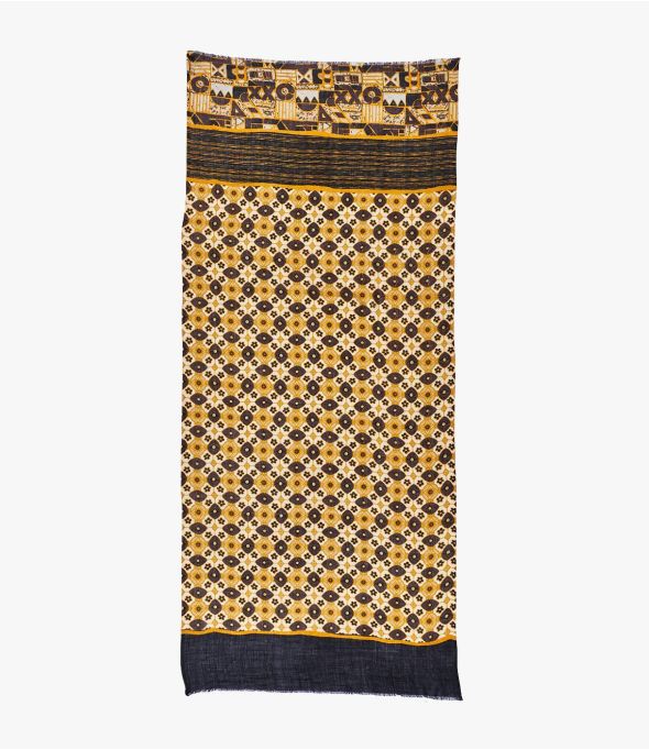 Bufanda de lana para hombre INKA 80X200 cm - - Storiatipic