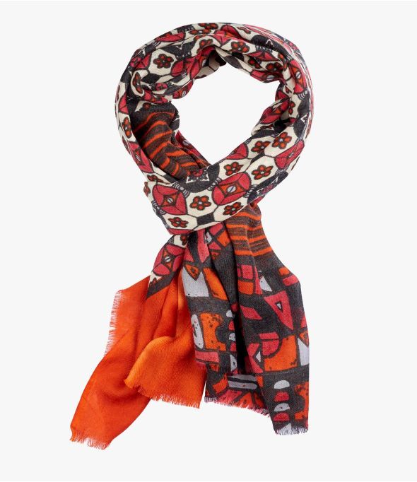INKA Men's Wool Scarf 80X200 cm - - Storiatipic