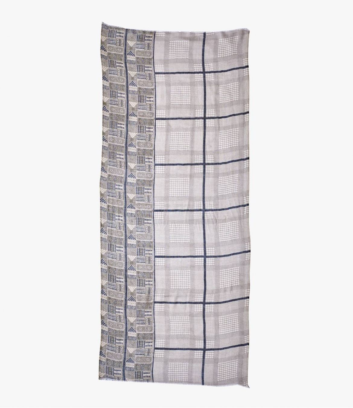 LEON Wool scarf, Men's Tencel 80X200 cm Storiatipic - 2