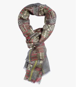 LEON Wool scarf, Men's Tencel 80X200 cm Storiatipic - 5