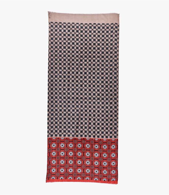 PIXEL Men's Wool Scarf 80X200CM - - Storiatipic