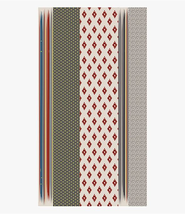 RÉCIT Wollen sjaal voor dames 100 x 200 cm - - Storiatipic