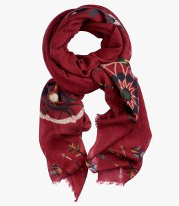 REVE Women's Wool Scarf 90x200 cm Storiatipic - 6 REVE Women's Wool Scarf 90x200 cm Storiatipic - 6