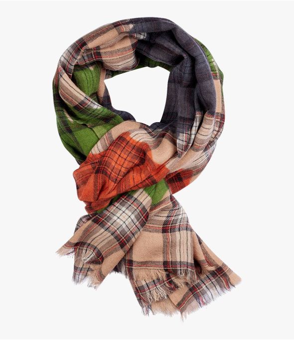 Bufanda de lana para hombre SIGNE 80X190 cm - - Storiatipic