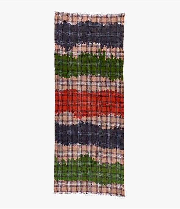 Bufanda de lana para hombre SIGNE 80X190 cm - - Storiatipic